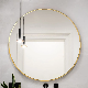 Factory Price Frame Frameless Arched Rectangle Round Shape Metal Wall Makeup Mirror LED Mirror Horizontal/Vertical Bathroom Furniture Beveled Mirror Factory manufacturer