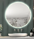  Anti-Fog Touch Switch Smart Home Bathroom LED Mirror for Toilet