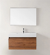 China Factory Wholesale Melamine Board Wall Mounted Hotel Bathroom Vanity