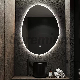 Wholesale Home Decorative Irregular Smart Glass Vanity Furniture LED Bathroom Vanity Wall Luminous Mirror Espejos