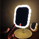 3 Different Color Lighting with Tray USB Charging Touch Controlled Rectangle Cosmetic LED Makeup Mirror manufacturer