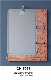  Pink Base Colored Double Mirror with 3 Shelves Bathroom Frameless