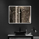 Black Framed LED Bathroom Mirror Anti-Fog Waterproof Mirror Bathroom