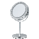 LED Makeup Mirror Double Face Magnifying Desktop Dress up Mirror with Lamp 7 Inch LED Comity Gift Desktop Mirror