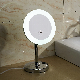 LED 8 Inch 3X Magnifying Bathroom Basin Chrome Stand Makeup Mirror