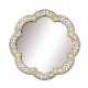  Wooden Floral Mirror Wall Decoration