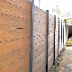 Composite Board House Decoration WPC Wood Cladding Outdoor Wall WPC Fence Aluminium Post Composite Wood