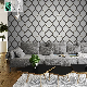  Hot Selling Waterproof Non Woven Home Wallpaper PVC Geometric