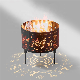 Outdoor Metal Square Wood Burning Portable Fire Pit manufacturer
