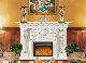 European Style Marble Carving Marble Fireplace Mantel