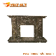  Black Marble Fireplace Mantel (YXFP-037)