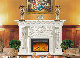  Indoor Freestanding Marble Fireplace Mantel