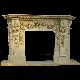 Home Indoor Use Customized Size Freestanding Antique Marble Fireplace Mantels for Sale