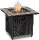 Outdoor Gas Firepit Table Rusted Fire Pit Gas Fireplaces for Garden Patio Deck