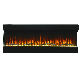 China Hanging Fireplace Price Decorative Electric Fireplace Three Side View Fire Space Heater