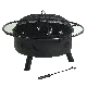 Superior Quality Metal Fire Pit with BBQ Grill - Lowes manufacturer