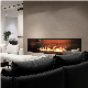 Modern LED Flame Wall Mounts Water Vapor Fire Steam Fireplace Insert 3D Mist Electric Fireplace manufacturer