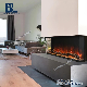 3 Sides Mirrored Multi Color Electric Fireplce Wall Mounted Built in Modern Design Linear Electric Fireplace Insert for Living Room Decoration manufacturer