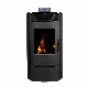 Fireplace Modern Fireplace Metel Round Pellet Stove/Heater/Oven with Remote Control China Manufacturer