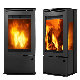 Indoor Free Standing Fireplace Wood Burning Fireplace Fire Heaters for Home Use manufacturer
