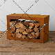  Wood Storage Simple Rectangle Firewood Rack