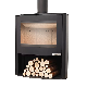 Arc-Shaped Household Wood Burning Fireplace of QC-08