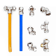 Brass Fittings Brass Compression Press Fittings with or Without Plating for Pex-Al-Pex Pipe