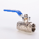 Manufacture Ball Valve Threaded Brass Water Ball Valve with Level Handle Nickeled FF/ Brass Ball Valve manufacturer