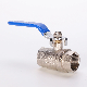 Manufacture Ball Valve Threaded Brass Water Ball Valve with Level Handle Nickeled FF/ Brass Ball Valve
