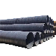 ASTM A106 A36 A53 Spiral Welded Black Mild Carbon Steel Tube Round Square Rectangle SSAW Sawl API 5L CS ERW Welded Steel Pipe