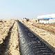 Steel Band Corrugated Spiral Black Plastic Water Pipe