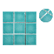  China Hot Sale Blue and Green Glossy Swimming Pool Mosaic Tile for Sale