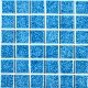  Foshan Blue Color Swimming Pool and Bathroom Wall Tile Ceramic Glass Mosaic