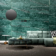 600X1200 Foshan Glazed Green Marble Effect Porcelain Tile Background