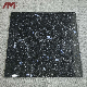  Black Terrazzo Look Polished Porcelain Glazed Hotel House Floor Tiles 60X60cm