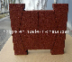  En1177 Approved Recyledred Rubber Brick Tiles