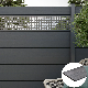  Wholesale Easy Installation Wood Plastic Composite Waterproof Garden Privacy Panel WPC Fence