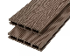 Square Hole 3D Embossed WPC Hollow Decking