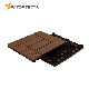 Capped Decking Weather Resistant WPC Decking Board Co-Extrusion Hollow Flooring