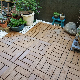  WPC DIY Tiles Wholesale Composite Decking WPC Deck Outdoor Garden Floor Tiles