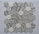 Hexagonal Pattern Glass Mix Marble Mosaic Tile Wall Decoration Building Materials