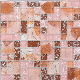 Belgium Style Shopping Mall Wall Decorative Pink Mosaic Glass Tile manufacturer