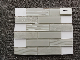  New Design Grey Mixed Meshed Back Subway Textured Backsplash Tile Glass Mosaic for Wall