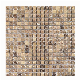 New Parquet Stone Dark Emperador Brown Marble Mosaic Tile manufacturer