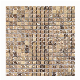 New Parquet Stone Dark Emperador Brown Marble Mosaic Tile