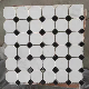  Carrara White Marble Octagon Mosaic Tiles Design