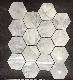 Hot Sale Factory Price Kitchen Backsplash Hexagon Polished Marble Tiles Mosaic Carrara Marble White Natural Stone Tile