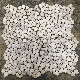 Home Decoration Honed Finishing Coffee Travertine Stone Mosaic manufacturer