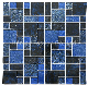  Blue and Black Glass Mosaic Tile Swimming Pools Mosaic Mosaico De Vidrio