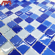 Wholesale Blue Color Art Wall Floor Swimming Pool Glass Crystal Mosaic manufacturer